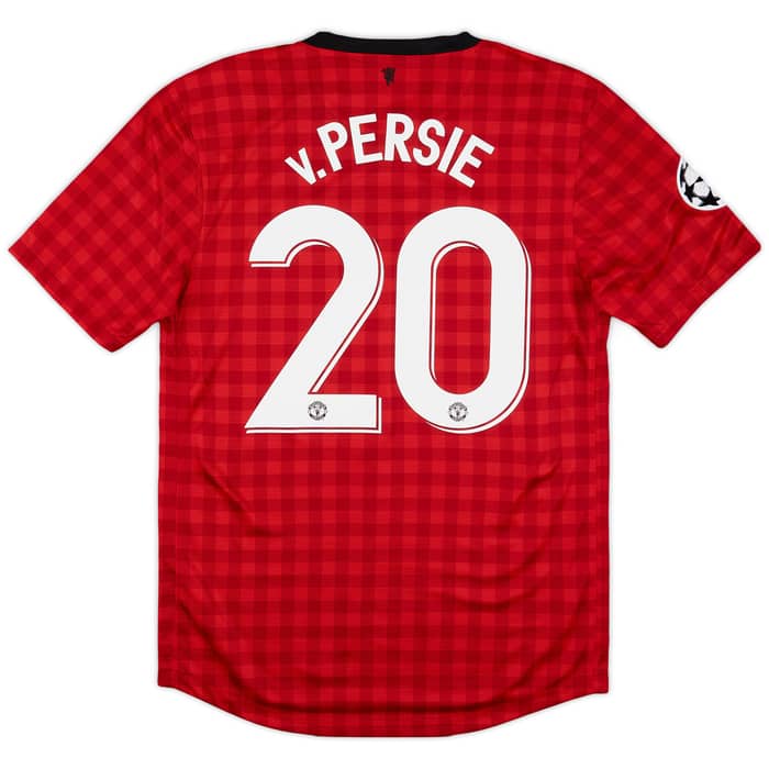 2012-13 Manchester United CL Home Shirt v.Persie #20
