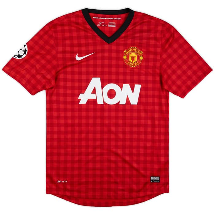 2012-13 Manchester United CL Home Shirt v.Persie #20
