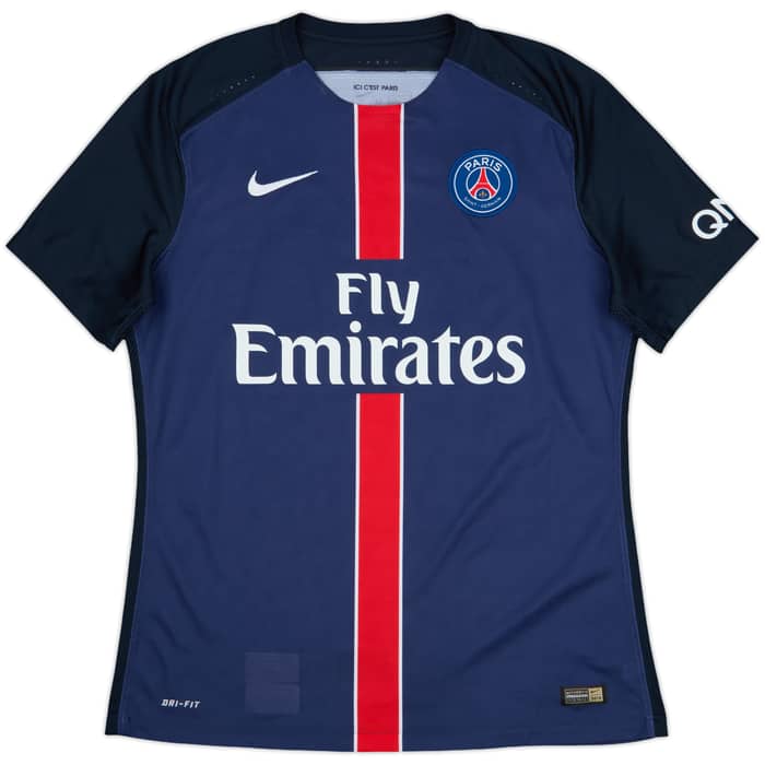 2015-16 Paris Saint-Germain Authentic Home Shirt Ibrahimovic #10 - 8/10 - (L)
