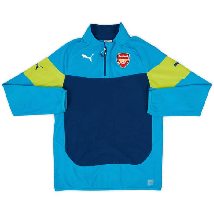 2014-15 Arsenal Puma 1/4 Zip Fleece Top - 6/10 - (M)