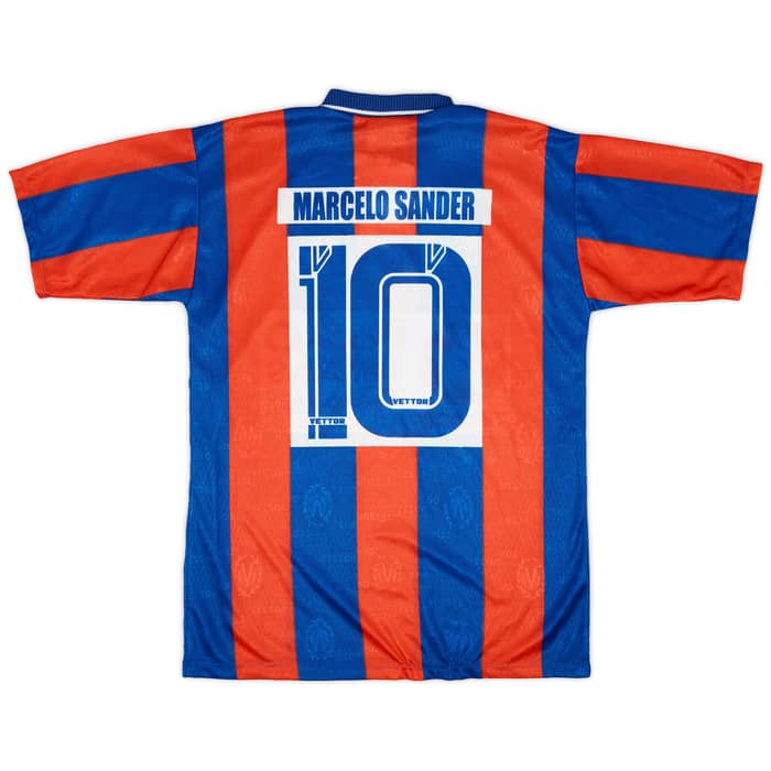 1998 Friburguense Home Shirt Marcelo Sander #10 - 8/10 - (XL)