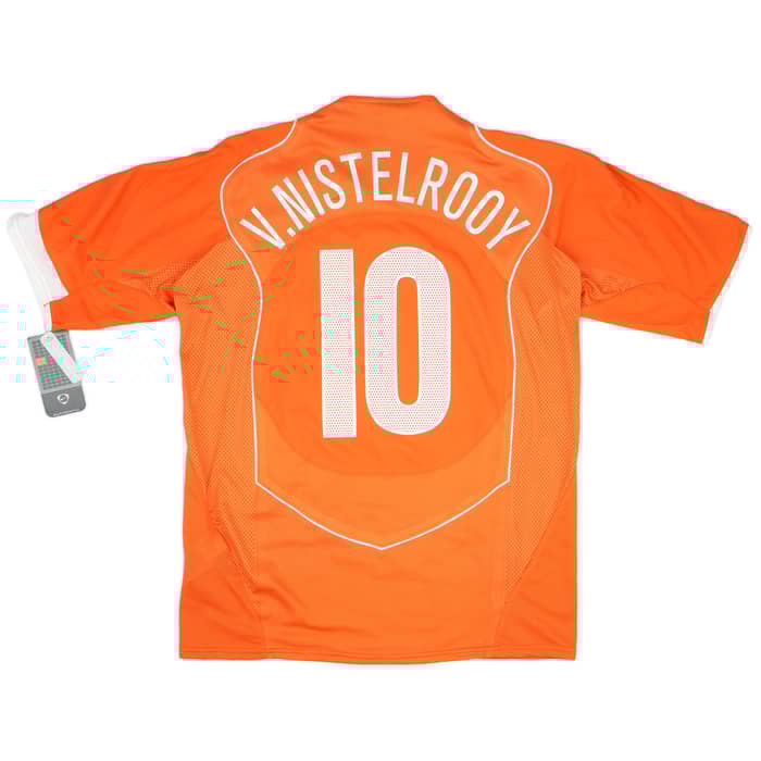 2004-06 Netherlands Limited Edition Player Issue Home Shirt 2112/5000 V.Nistelrooy #10 (L)