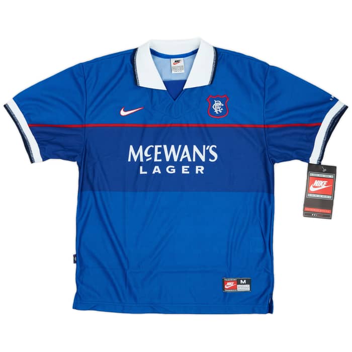1997-99 Rangers Home Shirt Negri #9 (M)