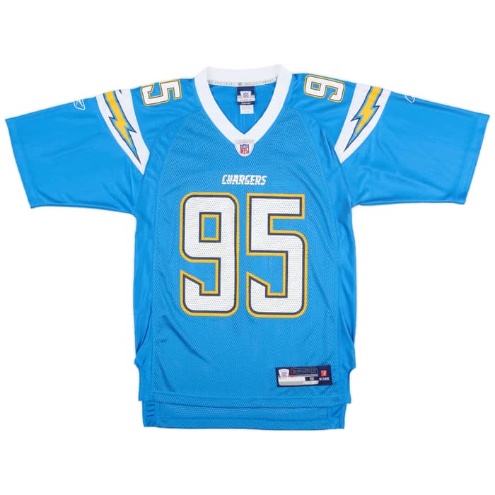 2007 San Diego Chargers Phillips #95 Reebok On Field Alternate Jersey (Excellent) S