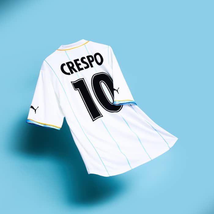 2001-02 Lazio Maillot Domicile Européen Crespo #10 - 8/10 - (L)