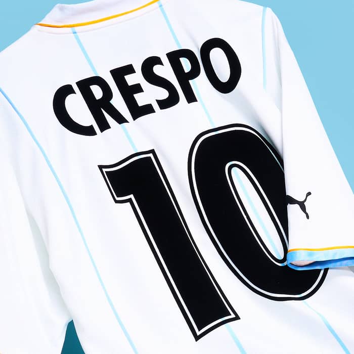 2001-02 Lazio Maillot Domicile Européen Crespo #10 - 8/10 - (L)