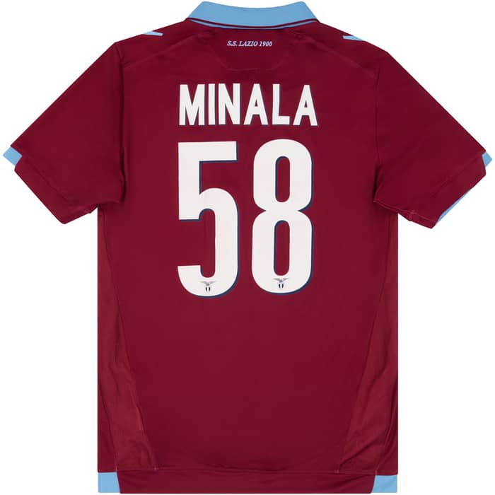 2014-15 Lazio Match Issue Third Shirt Minala #58