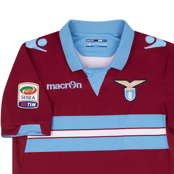 2014-15 Lazio Match Issue Third Shirt Minala #58