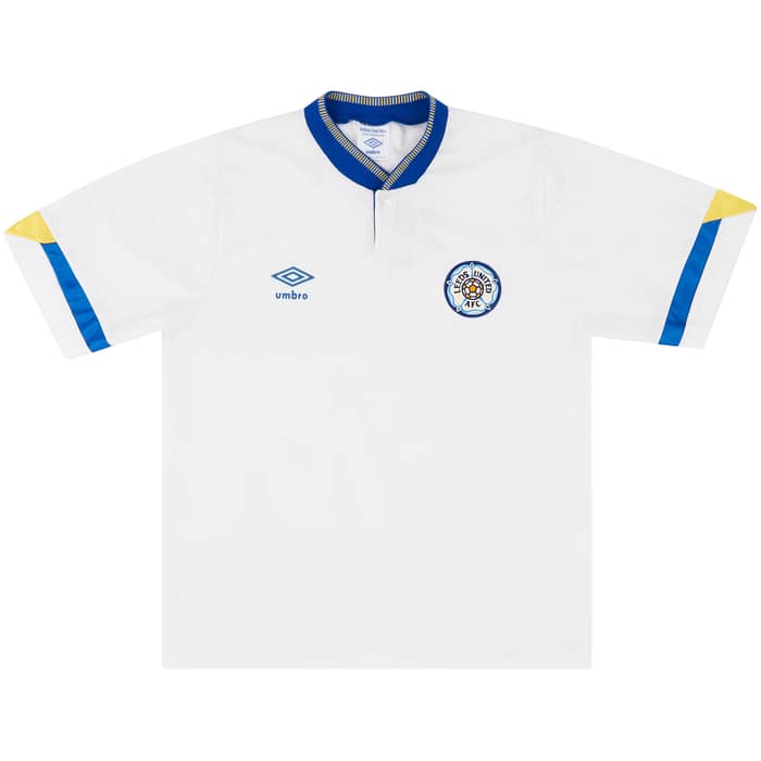 1990-91 Leeds United Home Shirt - 6/10 - (S)