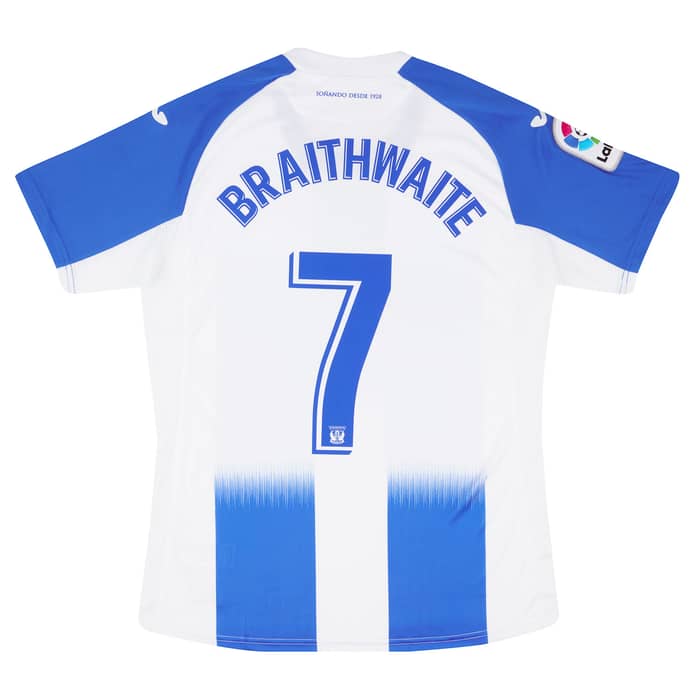 2019-20 CD Leganes Home Shirt Braithwaite #7