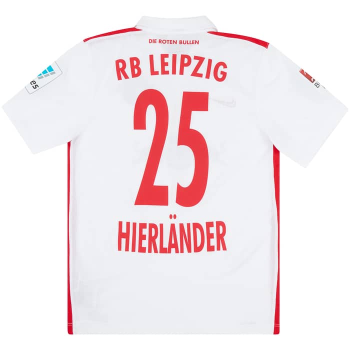 2015-16 RB Leipzig Match Issue Home Shirt Hierlander #25