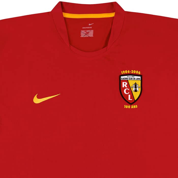 2006-07 Lens Centenary Home Shirt