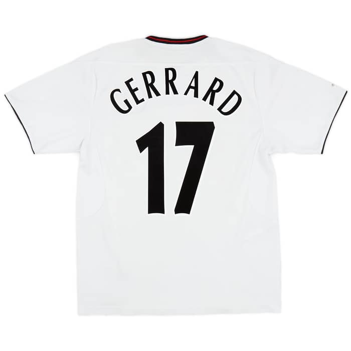 2003-04 Liverpool Away Shirt Gerrard #17