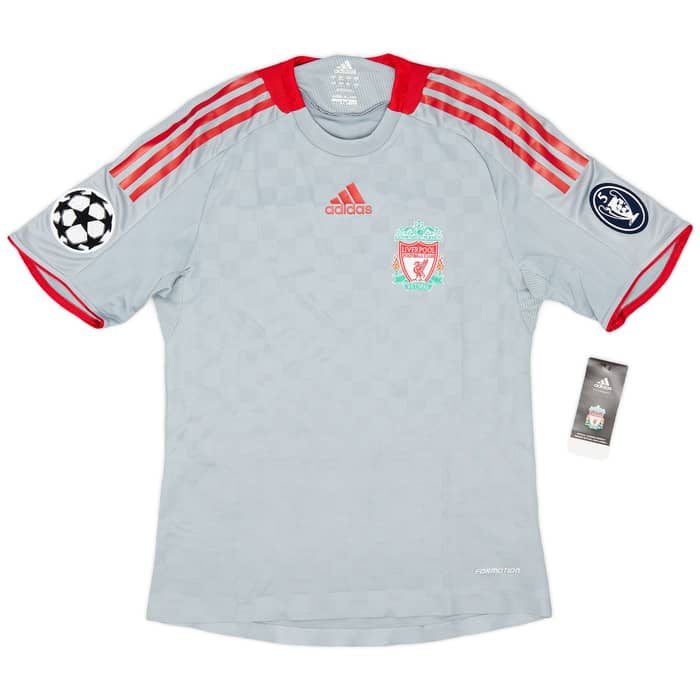 2008-09 Liverpool Player Issue CL Away Shirt Gerrard #8