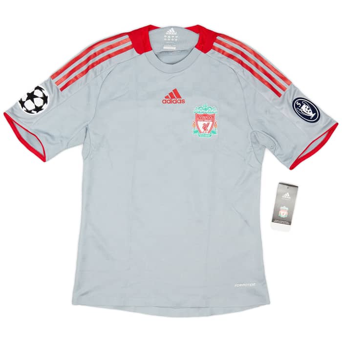 2008-09 Liverpool Player Issue CL Away Shirt Alonso #14