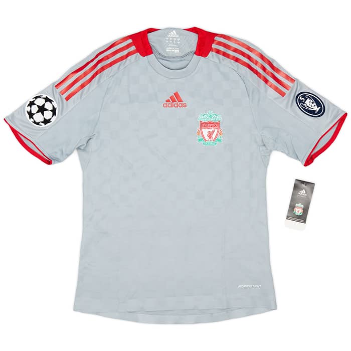2008-09 Liverpool Player Issue CL Away Shirt Torres #9