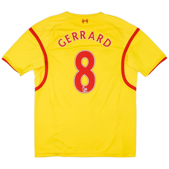 2014-15 Liverpool Away Shirt Gerrard #8