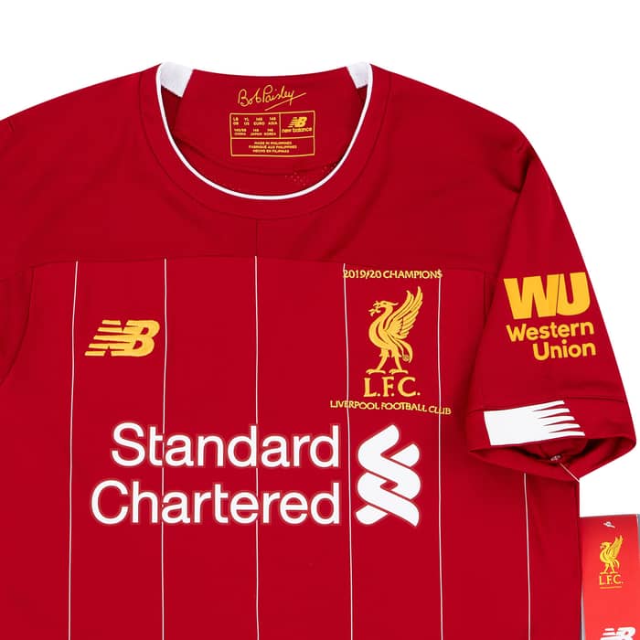 2019-20 Liverpool '2019-20 Champions' Home Shirt (KIDS)