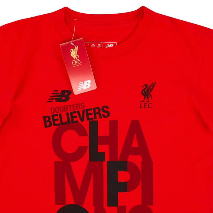 2019-20 Liverpool New Balance 'Champions' Graphic Tee (KIDS)