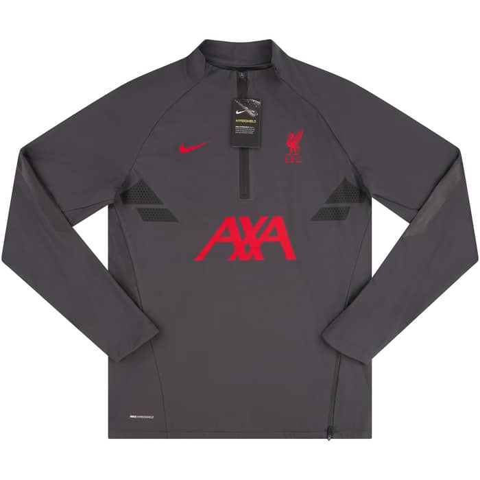 2020-21 Liverpool Player Issue 1/2 Zip Strike Drill Training Top - NEW