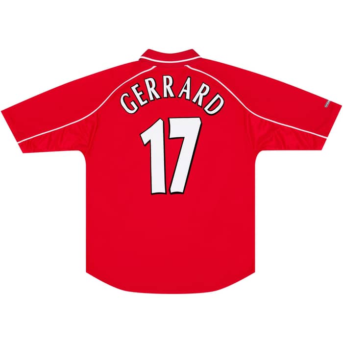 2000-02 Liverpool Home Shirt Gerrard #17