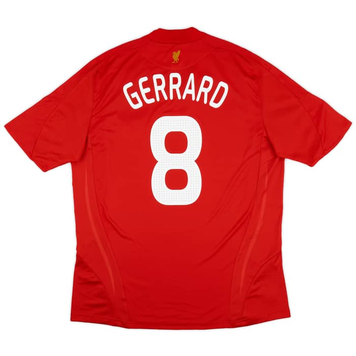 2008-10 Liverpool Home Shirt Gerrard #8