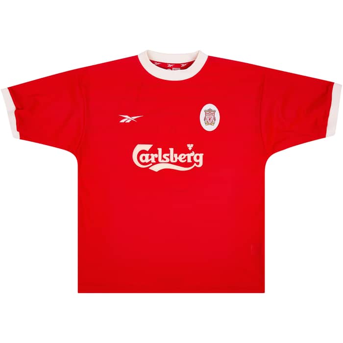 1998-00 Liverpool Home Shirt Gerrard #28