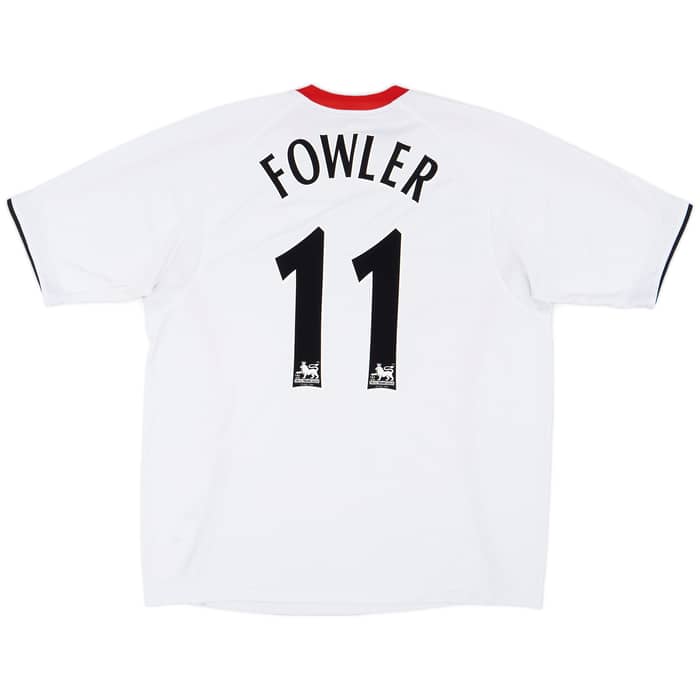 2005-06 Liverpool Away Shirt Fowler #11 - 8/10 - (XL)