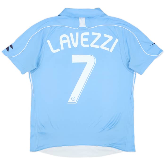 2010-11 Napoli Home Shirt Lavezzi #22 - 7/10 - (L)