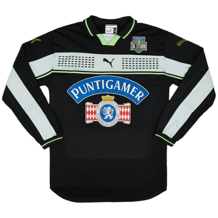 1998-99 Sturm Graz GK Shirt Sidorczuk #1 - 8/10 - (S)
