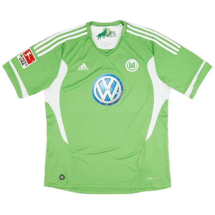 2011-12 Wolfsburg Home Shirt Sio #44 - 5/10 - (XL)