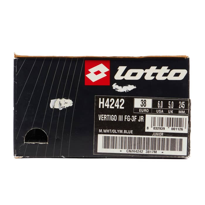 2006 Lotto Vertigo III 3F Football Boots *In Box* Kids FG 5
