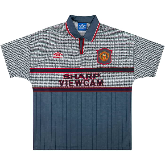 1995-96 Manchester United Away Shirt - 9/10 - (Y)