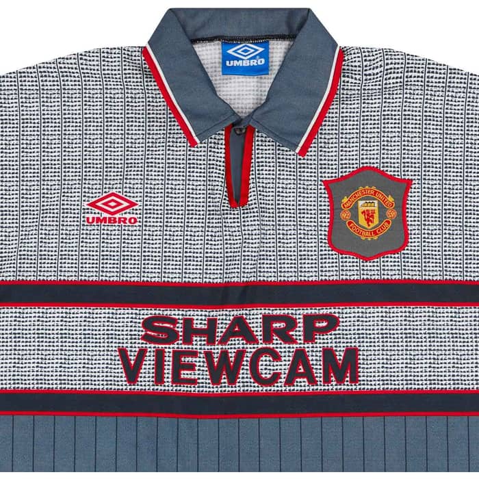 1995-96 Manchester United Away Shirt - 9/10 - (Y)