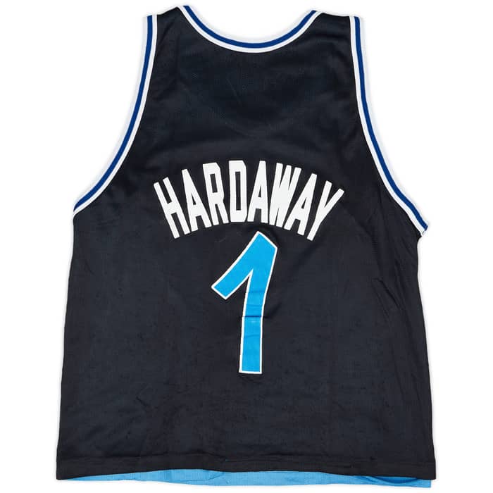 1995-98 Orlando Magic Hardaway #1 Champion Jersey (Reversible) M