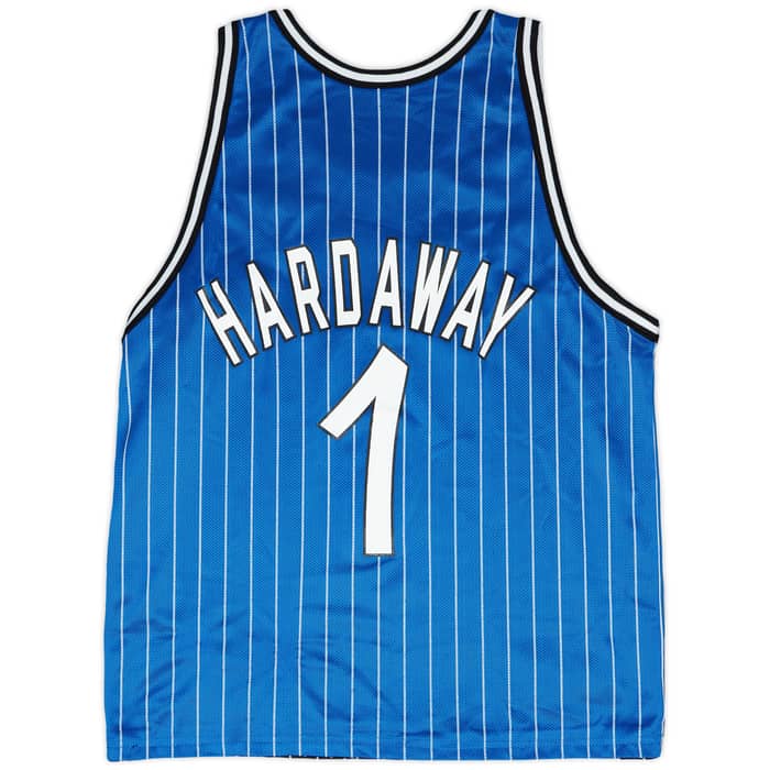 1995-98 Orlando Magic Hardaway #1 Champion Jersey (Reversible) M