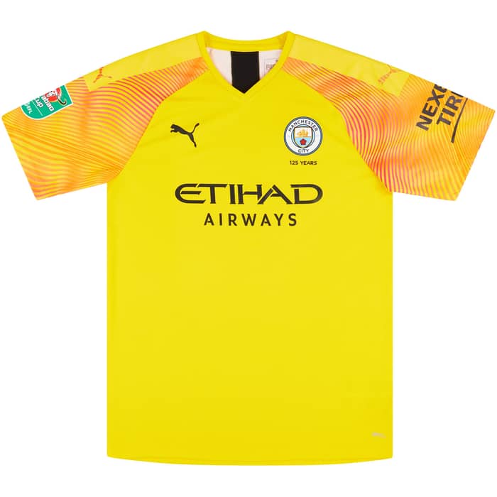 2019-20 Manchester City Match Issue GK Shirt Ederson M. #31