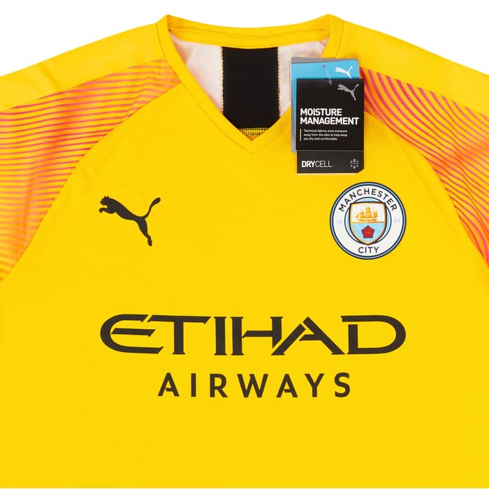 2019-20 Manchester City Player Issue GK S/S Shirt