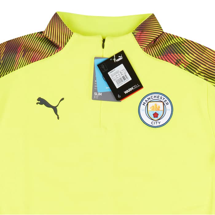 2019-20 Manchester City Puma 1/2 Zip Training Fleece Top (S)