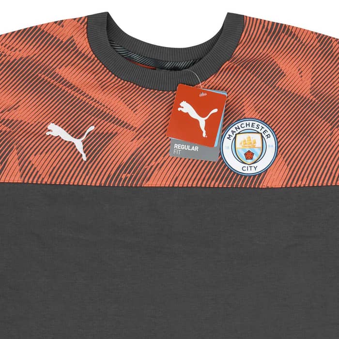 2019-20 Manchester City Puma Casuals Crew Sweat Top