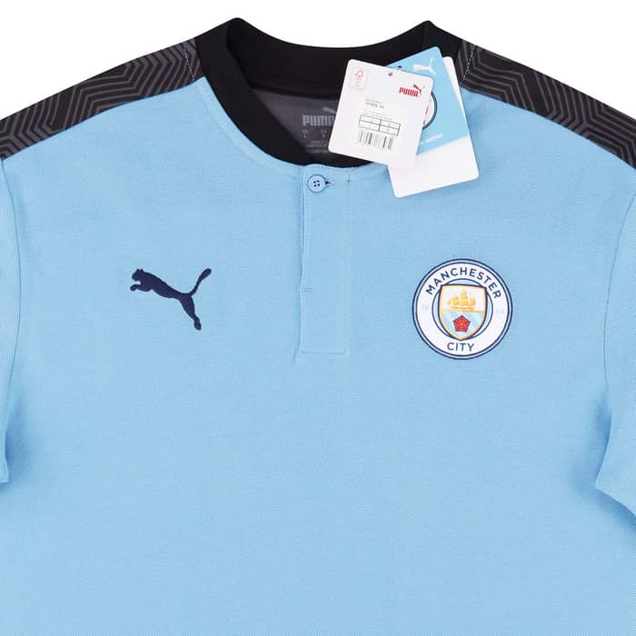 2020-21 Manchester City Puma Casuals Polo T-Shirt