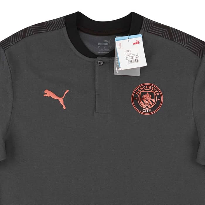 2020-21 Manchester City Puma Casuals Polo T-Shirt