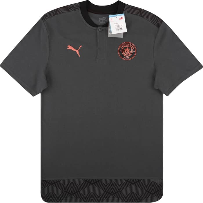 2020-21 Manchester City Puma Casuals Polo T-Shirt
