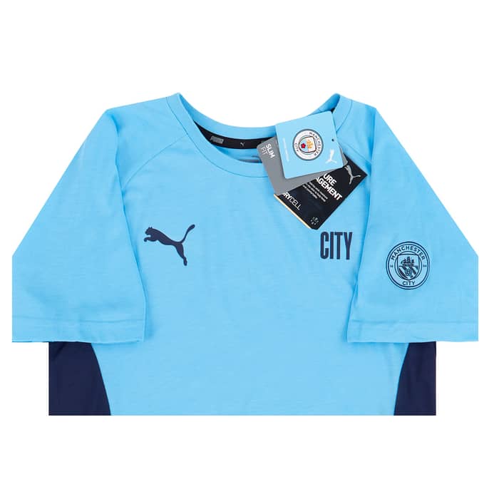 2020-21 Manchester City Puma Evostripe Tee (XS)