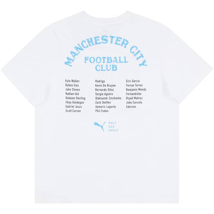 2020-21 Manchester City Puma Winners Tee