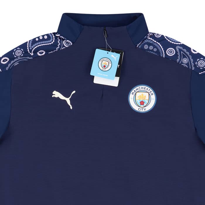 2020-21 Manchester City Puma 1/4 Zip Stadium Training Top