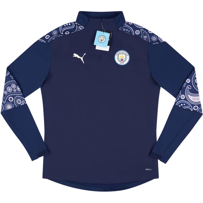 2020-21 Manchester City Puma 1/4 Zip Stadium Training Top
