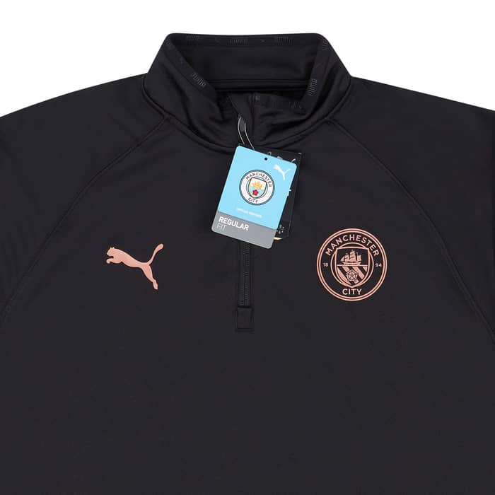 2020-21 Manchester City Puma 1/4 Zip Warm-Up Training Top