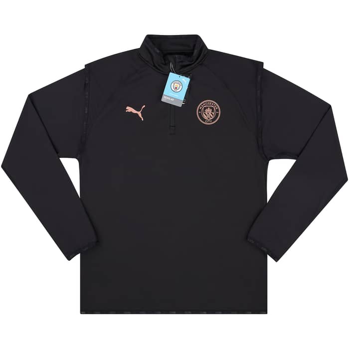 2020-21 Manchester City Puma 1/4 Zip Warm-Up Training Top
