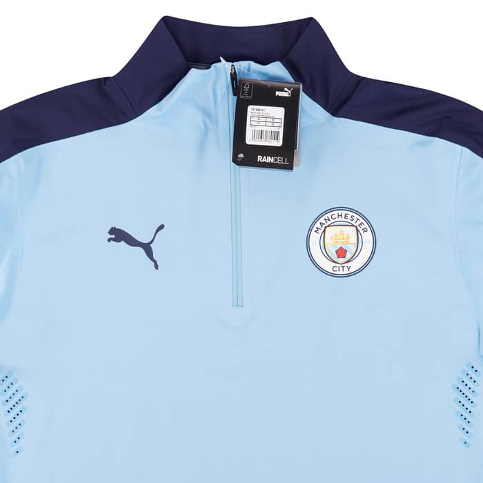 2020-21 Manchester City Puma 1/4 Zip Training Rain Top